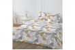 Housse de couette 220x240 cm + 2 taies 100% Coton 51 fils Meo Multico