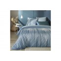 Housse de couette 240x260 cm + 2 taies 100% Coton 57 fils Pumori Ocean Blue