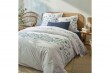 Housse de couette 240x260 cm + 2 taies 100% Percale de Coton Folk Ombre