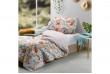 Housse de couette 240x260 cm + taies d'oreiller, coton 57 fils, Marna