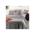 Housse de couette 240x260 cm + taies d'oreiller, coton 57 fils, Tilak