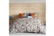 Housse de couette 200x200 cm + 2 taies d'oreiller 63x63 cm Coton 57 fils Savane