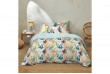 Housse de couette 220x240 cm + 2 taies d'oreiller 63x63 cm Coton 51 fils Immersion Multico