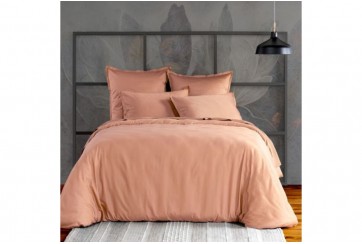 Housse de couette 240x260 cm Satin de Coton Rose