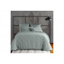 Housse de couette 220x240 cm Satin de Coton Celadon