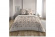 Housse de couette 220x240 cm avec 2 taies d'oreiller 63x63 cm Parure de lit Coton Cheyenne