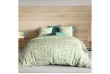 Housse de couette 220x240 + 2 taies d'oreiller 65x65 cm Coton Flava Green