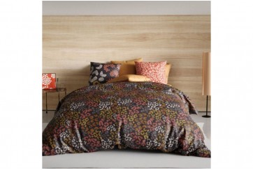 Housse de couette 220x240 + 2 taies d'oreiller 65x65 cm Coton Onalia