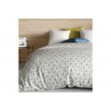 Housse de couette 220x240 cm + 2 taies d'oreiller 65x65 cm Coton Vita