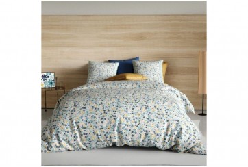 Housse de couette 220x240 cm + 2 taies d'oreiller 63x63 cm Coton Mani