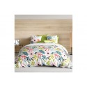 Housse de couette 220x240 + 2 taies d'oreiller 63x63 cm Coton Field