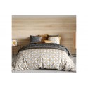 Housse de couette 140x200 cm + 1 taie d'oreiller 63x63 cm Coton 57 fils Ota