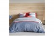 Housse de couette 240x260 cm + 2 taies d'oreiller 63x63 cm Coton 57 fils Santorini