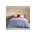 Housse de couette 240x260 cm + 2 taies d'oreiller 63x63 cm Coton 57 fils Santorini