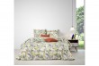 Housse de couette 220x240 cm + 2 taies d'oreiller 63x63 cm Coton 57 fils Tokyo