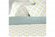 Housse de couette 220x240 cm + 2 taies d'oreiller 63x63 cm Coton 51 fils Creala Multico