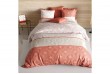 Housse de couette 220x240 cm + 2 taies d'oreiller 63x63 cm Coton 57 fils Kayle