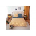 Housse de couette 220x240 cm + 2 taies d'oreiller 63x63 cm 100% Polyester 72 gsm Pania