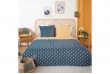 Housse de couette 220x240 cm + 2 taies d'oreiller 63x63 cm 100% Polyester 72 gsm Pania