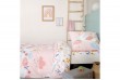 Housse de couette 140x200 + 1 taie d'oreiller 63x63 Coton Clara