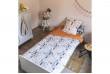 Housse de couette 140x200 + 1 taie d'oreiller 63x63 cm Coton Charlie