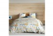 Housse de couette 220x240 cm + 2 taies d'oreiller 65x65 cm Coton Kahana