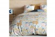 Housse de couette 220x240 cm + 2 taies d'oreiller 65x65 cm Coton Kahana