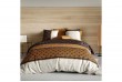 Housse de couette 240x260 cm + 2 taies d'oreiller 63x63 cm Coton Toffee