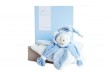 Doudou plat ours bleu - collector