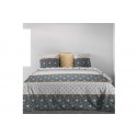 Housse de couette 240x260 cm + 2 taies d'oreiller 100% Coton 57 fils Mijo