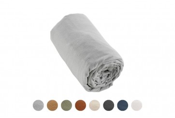 Drap housse 90x190 Flanelle de Coton