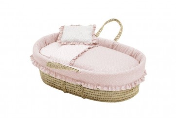 Couffin Matelassé Liberty Rose 39x80x25 cm