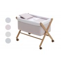 Lit Berceau Bois Blanc Mini Windsord 55x87x74 cm