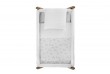 Petit Lit Pieds X Bois Merlo Ecru/Naturel 55x87x74 cm