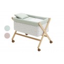 Petit Lit Pieds X Bois Greeny Naturel 55x87x74 cm