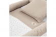 Petit Lit Pieds X Bois Rabbit Beige/Blanc 55x87x74 cm