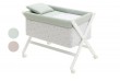 Petit Lit Pieds X Bois Greeny Blanc 55x87x74 cm