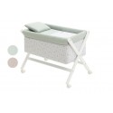 Petit Lit Pieds X Bois Greeny Blanc 55x87x74 cm