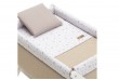 Petit Lit Pieds X Bois Greeny Blanc 55x87x74 cm