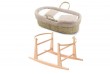 Couffin matelassé + support berceau Lapin Beige/Naturel