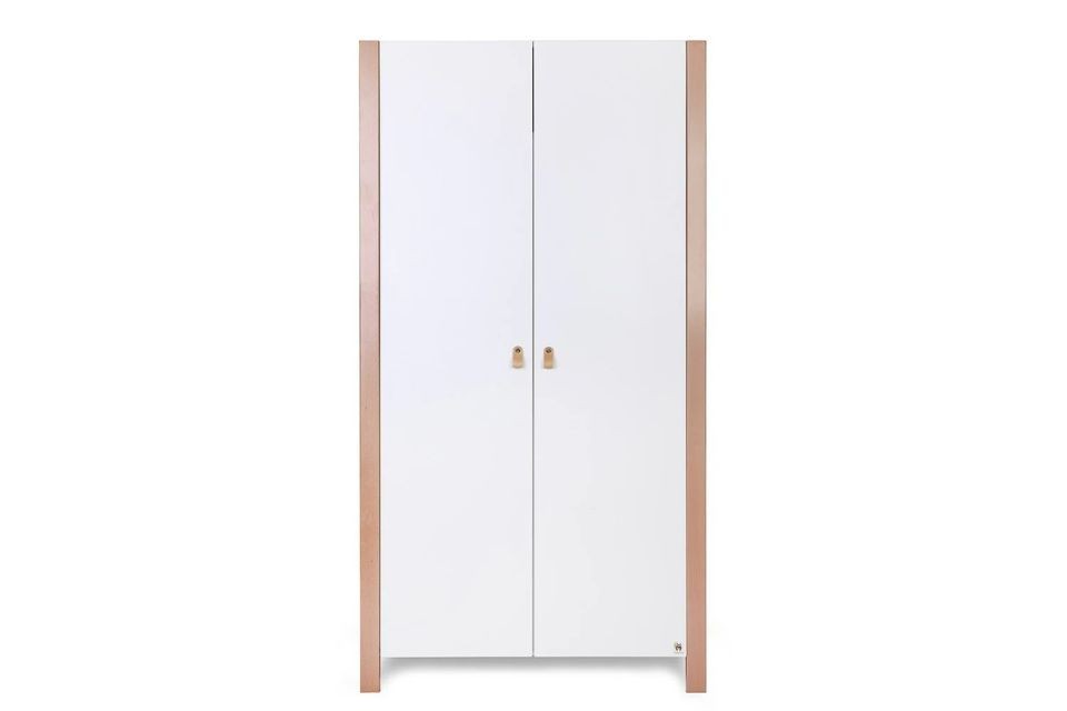 Armoire 2 portes pour enfants blanc