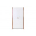 Armoire 2 portes enfant bois blanc