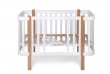 Lit berceau bébé 60x120 cm Bois Blanc