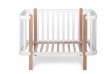 Lit berceau bébé 60x120 cm Bois Blanc