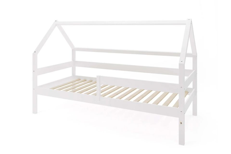 Lit cabane 90x200 cm Bois Blanc