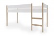 Lit mezzanine 90x200 cm Bois Blanc