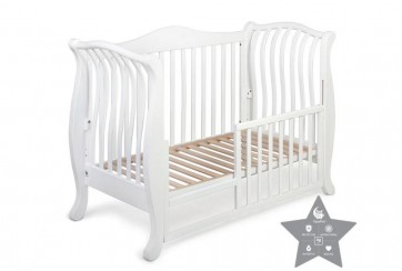 Lit berceau bébé 60x160 Bois Blanc