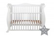 Lit berceau bébé 60x160 Bois Blanc