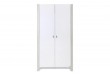 Armoire 2 portes enfant bois gris clair