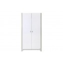 Armoire 2 portes enfant bois gris clair